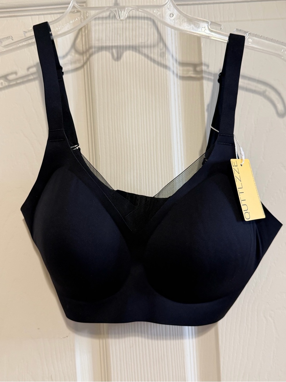 Lace Wireless Jelly Bra Seamles Push Up Bra for Women No Underwire Full Coverage
